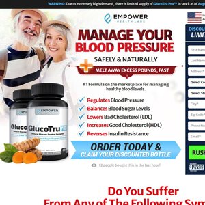 GlucoTru Pro - DTC [US,CA] (Banner,Native,Social,Search,SEO,PPC,Push,Brand Bidding,Shopping) - CPA