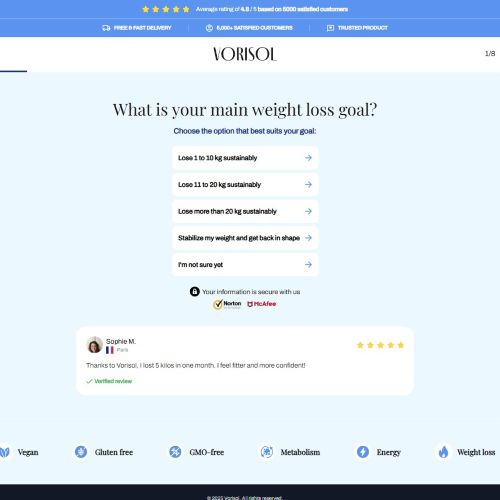 ! NEW OFFER - Vorisol - Diet  [FR] (Banner,Native,Social,Search,SEO,Brand Bidding) - CPA
