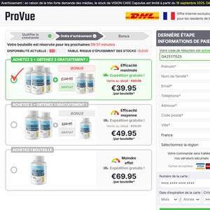 !  NEW OFFER - ProVue Vision Care - DTC [FR,BE,CH,LU] (Banner,Native,Social,Search,SEO,PPC,Push,Brand Bidding,Shopping) - CPA