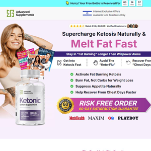 KETONIC Keto Capsules - DTC [IL] (Banner,Native,Social,Search,SEO,PPC,Push,Brand Bidding,Shopping) - CPA
