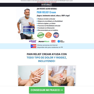 ArthroMax+ Cream - DTC [PR] (Banner,Native,Social,Search,SEO,PPC,Push,Brand Bidding,Shopping) - CPA