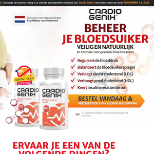 CardioGenix - DTC [NL,BE]  (Banner,Native,Social,Search,SEO,PPC,Push,Brand Bidding,Shopping) - CPA