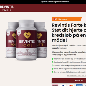 Revintis Forte Heart Health - DTC [DK] (Social,Banner,Native,Push,SEO,Search,Brand Bidding) - CPA