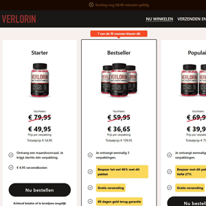 Verlorin ME - DTC [BE] (Social,Banner,Native,Push,SEO,Search,Brand Bidding) - CPA