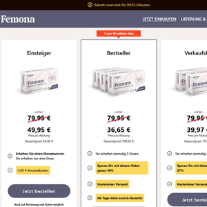 Femona Menopause - DTC [DE,AT,CH,FR,BE,NL,DK,SE,FI,IE,IT,ES,PT] (Social,Banner,Native,Push,SEO,Search,Brand Bidding) - CPA