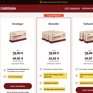 Cardisana Heart - DTC [DE,AT,CH,NL,BE,FR,SE,DK,IE,FI] (Social,Banner,Native,Push,SEO,Search,Brand Bidding) - CPA