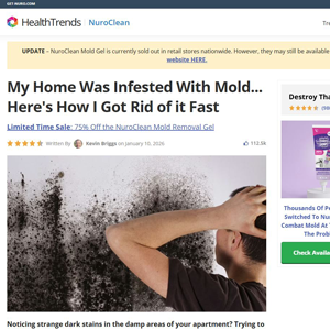 NuroClean Mold Remover - Advertorial [INTL] (Social,Banner,Native,Push,SEO,Search,Brand Bidding) - CPA