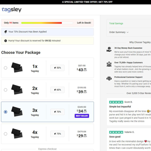 Tagsley Tracking Card - DTC [INTL] (Social,Banner,Native,Push,SEO,Search,Brand Bidding) - CPA