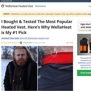WellaHeat Heated Vest - Advertorial [INTL] (Social,Banner,Native,Push,SEO,Search,Brand Bidding) - CPA