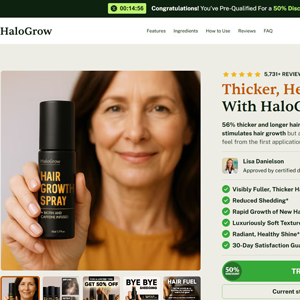 HaloGrow Hairspray - Product Page [INTL] (Social,Banner,Native,Push,SEO,Search) - CPA {No BrandBidding}