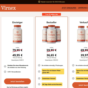 Virnex Diet - DTC [DE,AT,CH,FR,BE,NL,SE,IE,ES,IT,FI,DK] (Social,Banner,Native,Push,SEO,Search,Brand Bidding) - CPA