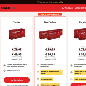 Glucotex Blood - DTC [NL] (Social,Banner,Native,Push,SEO,Search,Brand Bidding) - CPA