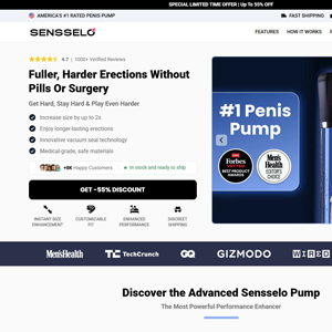 Sensselo Male Enhancement - Product Page [INTL] (Social,Banner,Native,Push,SEO,Search,Brand Bidding) - CPA