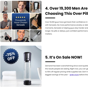 Sensselo Male Enhancement - Presell [INTL] (Social,Banner,Native,Push,SEO,Search,Brand Bidding) - CPA