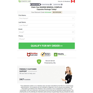 AQUATHRIVE LX Marine Mieral Complex - DTC [CA] (Banner,Native,Social,Search,SEO,PPC,Push,Brand Bidding,Shopping) - CPA 
