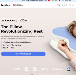 ! HOT - Melara Max Pillow [INTL] (Social,Banner,Native,Push,SEO,Search,Brand Bidding) - CPA