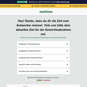 Nutrivea Metabolism and Digestion - Quiz Page [DE,AT,CH,NL,BE,FR,SE,DK,IE,FI] (Social,Banner,Native,Push,SEO,Search,Brand Bidding) - CPA
