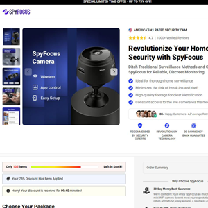 SpyFocus Mini Wifi Camera - DTC [INTL] (Social,Banner,Native,Push,SEO,Search,Brand Bidding) - CPA