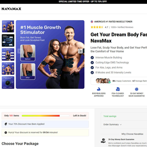 NavaMax ABS Stimulator - DTC [INTL] (Social,Banner,Native,Push,SEO,Search,Brand Bidding) - CPA