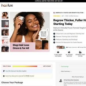 HairLux Follicle Activator - DTC [INTL] (Social,Banner,Native,Push,SEO,Search,Brand Bidding) - CPA