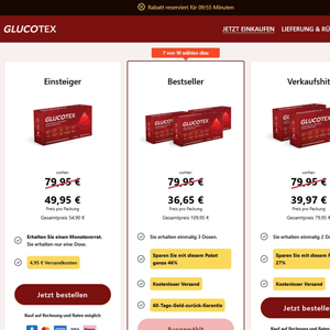 ! HOT OFFER - Glucotex Blood - DTC [DE,AT,CH] (Social,Banner,Native,Push,SEO,Search,Brand Bidding) - CPA