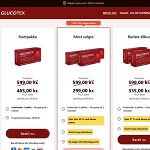 Glucotex Blood - DTC [DK] (Social,Banner,Native,Push,SEO,Search,Brand Bidding) - CPA