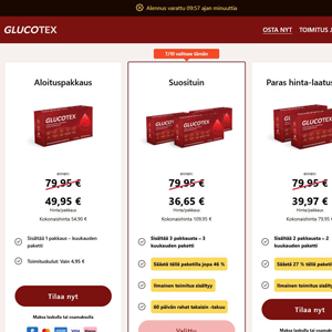 Glucotex Blood - DTC [FI] (Social,Banner,Native,Push,SEO,Search,Brand Bidding) - CPA