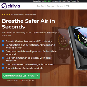 AirLivia - DTC [UK] (Social,Banner,Native,Push,SEO,Search,Brand Bidding) - CPA