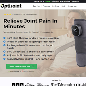 OptiJoint - DTC [UK] (Social,Banner,Native,Push,SEO,Search,Brand Bidding) - CPA 