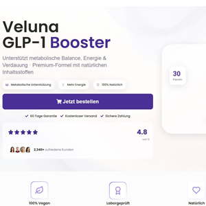 Veluna GLP Booster - DTC [DE,AT,CH] (Social,Banner,Native,Push,SEO,Search,Brand Bidding) - CPA 