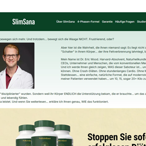 SlimSana - VSL [DE,AT,CH] (Social,Banner,Native,Push,SEO,Search,Brand Bidding) - CPA