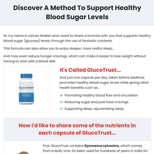 Glucotrust - VSL [DE,AT,CH] (Social,Banner,Native,Push,SEO,Search,Brand Bidding) - CPA