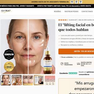 GloraMD Face Lift Serum [LATAM] (Social,Banner,Native,Push,SEO,Search,Brand Bidding) - CPA