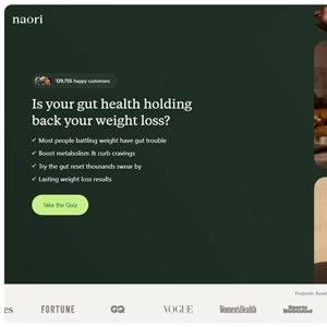 Naori Symbiotics Subscription - Product Page [INTL] (Social,Banner,Native,Push,SEO,Search,Brand Bidding) - CPA 