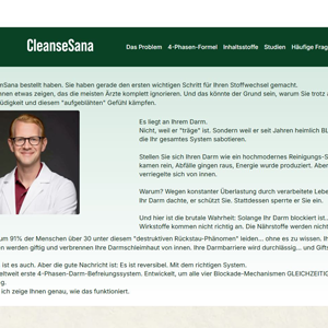 CleanSana - TSL [DE,AT,CH] (Social,Banner,Native,Push,SEO,Search,Brand Bidding) - CPA 
