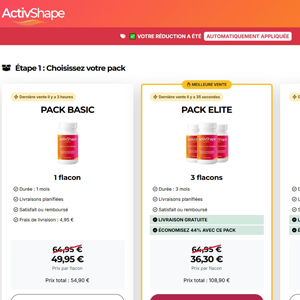 ActivShape - DTC [FR,BE] (Social,Banner,Native,Push,SEO,Search) - CPA {No BrandBidding}