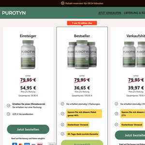 Purotyn GLP-1 Support - DTC [DE,AT,CH,FR,BE,NL,DK,SE,FI,IT,PT,IE] (Social,Banner,Native,Push,SEO,Search,Brand Bidding) - CPA