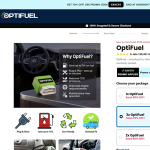 Optifuel Energy Saver DTC [US,UK,FR,AU] (Social,Banner,Native,Push,SEO,Search,Brand Bidding) - CPA 