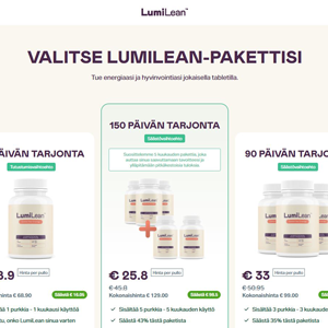 LumiLean Diet [FI] (Social,Banner,Native,Push,SEO,Search,Brand Bidding) - CPA