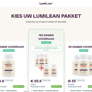 LumiLean Diet [NL] (Social,Banner,Native,Push,SEO,Search,Brand Bidding) - CPA