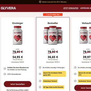 Glyvera Blood Sugar Formula - DTC [DE,AT,CH,FR,BE,NL,DK,SE,FI,IT,ES,PT,IE] (Social,Banner,Native,Push,SEO,Search,Brand Bidding) - CPA
