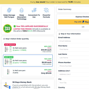 Orivelle Fungus Pen - DTC [INTL] (Social,Banner,Native,Push,SEO,Search) - CPA {No BrandBidding} 