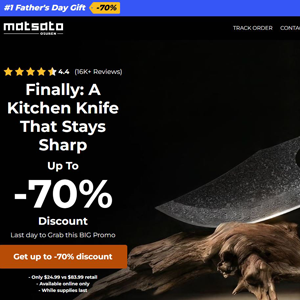 Matsato Osuren Chef Knife [INTL] (Banner,Native,Social,Search,SEO) - CPA {No BrandBidding} 