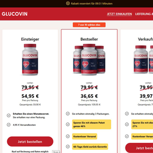 Glucovin Blood Sugar Formula - DTC [DE,AT,CH,FR,BE,NL,DK,SE,FI,IT,ES,PT,IE] (Social,Banner,Native,Push,SEO,Search,Brand Bidding) - CPA