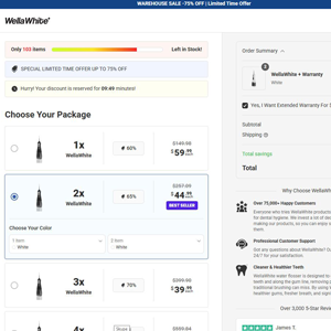 WellaWhite Water Flosser - DTC [INTL] (Social,Banner,Native,Push,SEO,Search,Brand Bidding) - CPA