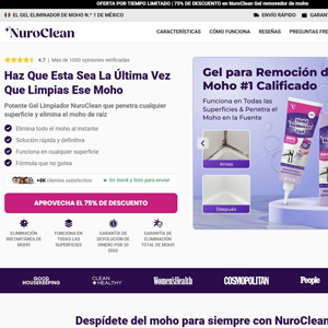 NuroClean Mold Remover [LATAM] (Social,Banner,Native,Push,SEO,Search,Brand Bidding) - CPA