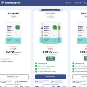 Health Patch CBD [DE,AT,CH] (Social,Banner,Native,Push,SEO,Search,Brand Bidding) - CPA