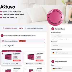 Altuva Weightloss - DTC [DE,AT,CH,IE,FR,BE,NL,SE] (Social,Banner,Native,Push,SEO,Search,Brand Bidding) - CPA