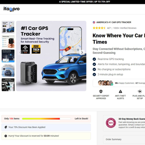 iTagPro Car GPS Tracker - DTC [INTL] (Social,Banner,Native,Push,SEO,Search,Brand Bidding) - CPA