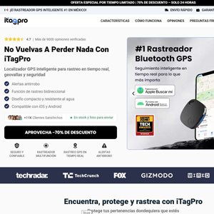 iTagPro GPS Air Tag [LATAM] (Social,Banner,Native,Push,SEO,Search,Brand Bidding) - CPA